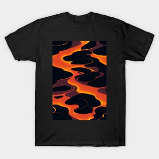 Hottest pattern design ever! Fire and lava #6 T-Shirt